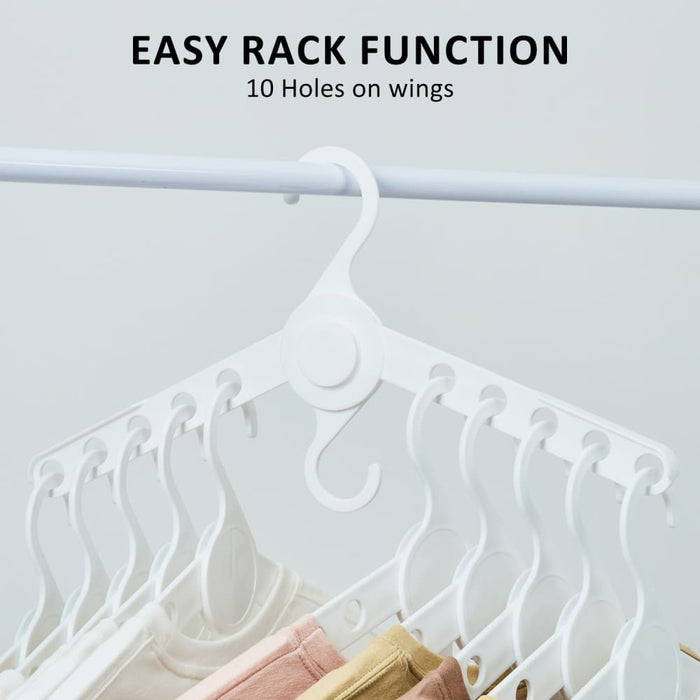 Wing 50 Set White Plus Hanger Multiple Clothes Rack