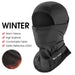 Winter Cycling Balaclava Scarf For Outdoor Activities