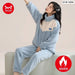 Winter Flannel Pajama Set For Women