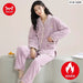 Winter Flannel Pajama Set For Women