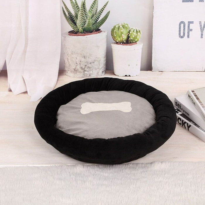 Winter Warm Antiskid Short Plush Soft Pet Bed For Small