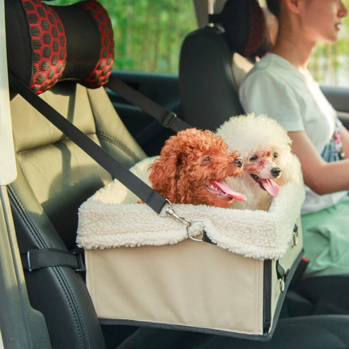 Winter Warm Fleece Foldable Safety Escape Proof Car Pet