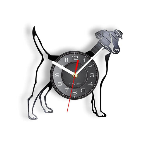 Wire Fox Terrier Vinyl Lp Wall Clock