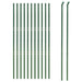 Wire Mesh Fence Green 1.4x25 m Galvanised Steel Opabko