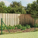 Wire Mesh Fence Green 1x25 m Galvanised Steel Opabnk