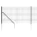 Wire Mesh Fence With Spike Anchors Anthracite 1x25 m Opaxak