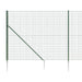 Wire Mesh Fence With Spike Anchors Green 1.6x25 m Opaobn