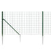 Wire Mesh Fence With Spike Anchors Green 1x25 m Opaoxo