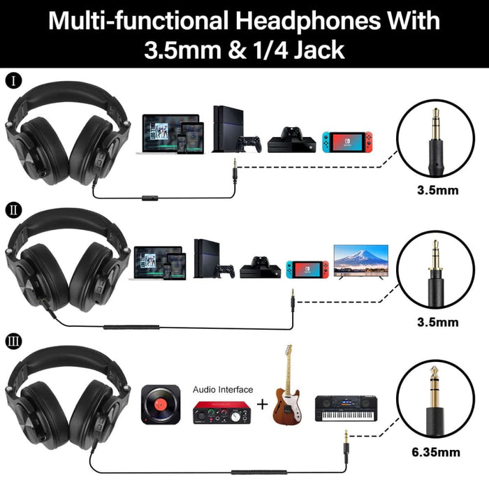 A70 Wired + Wireless Bluetooth 5.2 Headphones For Phone