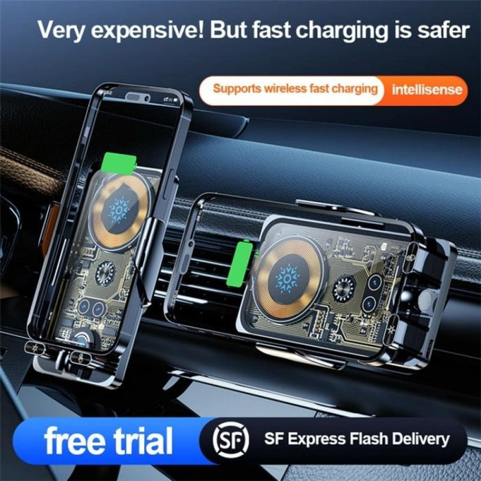 Wireless Car Charger Infrared Sensor Phone Charging