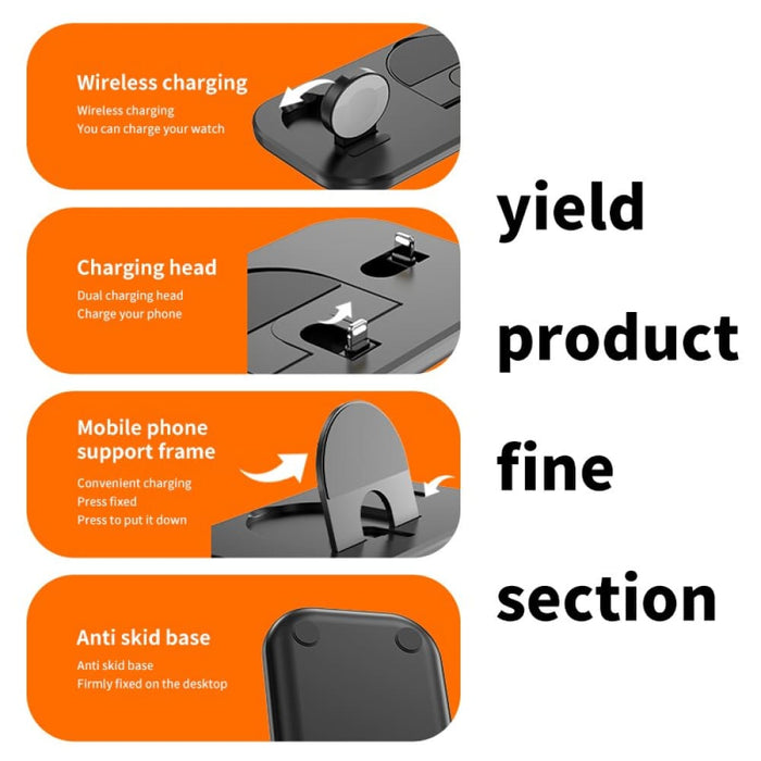 Wireless Charging Three In One Base