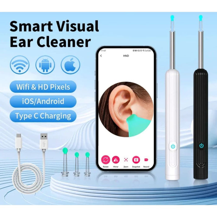 Wireless Ear Cleaner With Camera And Led Lights