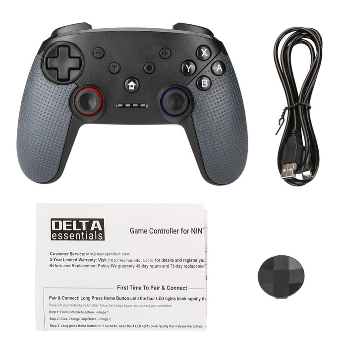 Wireless Gamepad With Dual Motors And Turbo For Switch Pro