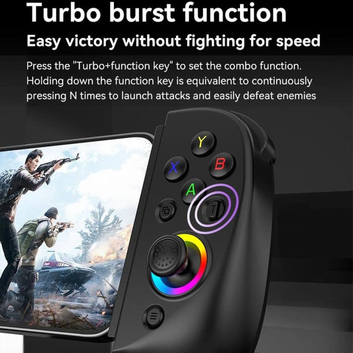 Wireless Gamepad For Mobile And Pc Vibration Grip