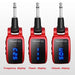 Wireless Guitar System Rechargeable Transmitter Receiver