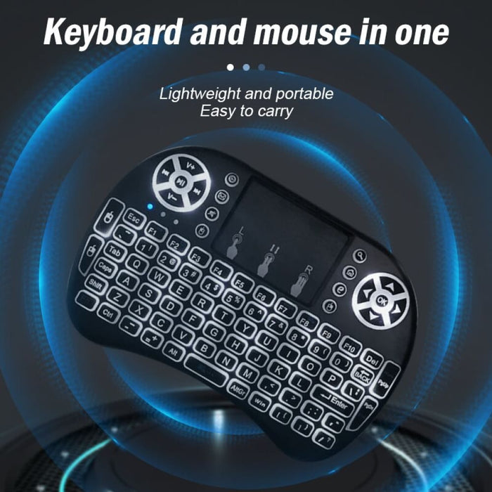 Wireless Mini Keyboard Flight Mouse 2 4g Large Touchpad