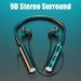 Wireless Neckband Earphones With Magnetic Design And Mic