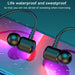 Wireless Neckband Earphones With Magnetic Design And Mic