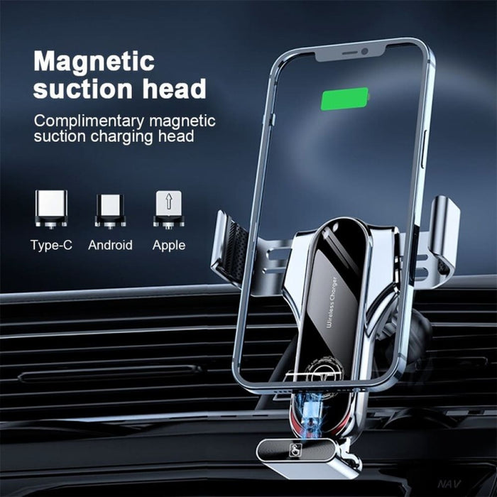 15w Wireless Phone Holder Stand Charger For Iphone 13