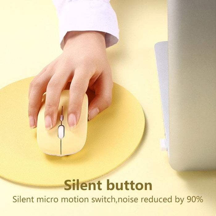 Wireless Silent Ergonomic Bluetooth Mouse For Pc Ipad Laptop