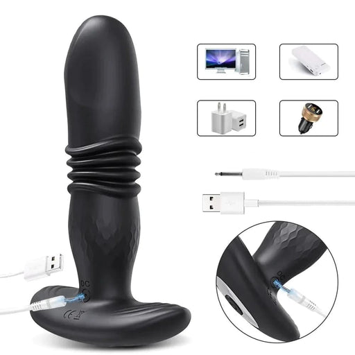 Wireless Telescopic Butt Plug For Anal Pleasure