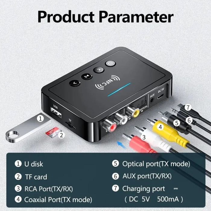 Wireless Tooth 5.0 Audio Adapter For Tv Car Speaker