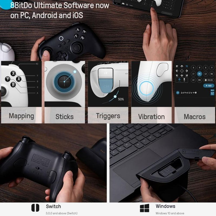 Wireless Tooth Gaming Controller For Switch/pc