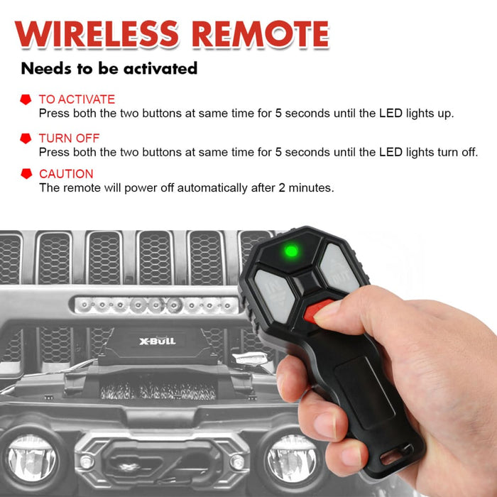 2x Wireless Winch Remote Control 12 Volt Handset Switch