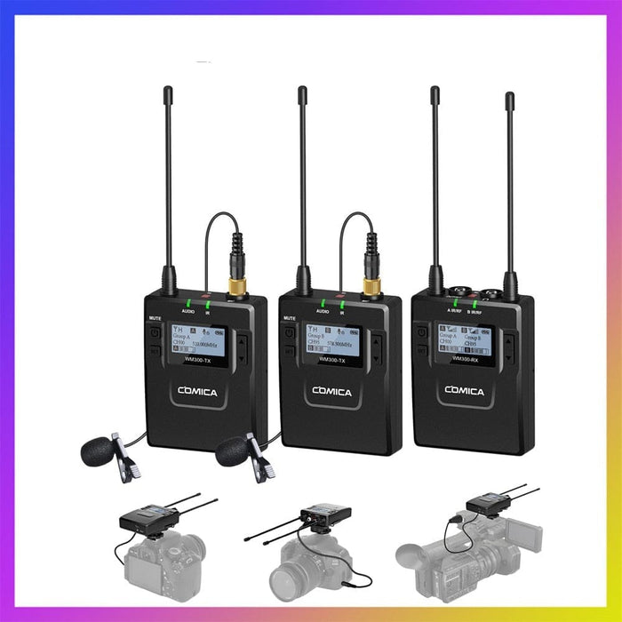 Cvm-wm300a Professional Uhf 96-channels Wireless Lavalier