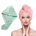 Nz Local Stock- Women Hair Drying Hat Quick-dry Microfiber