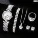 Women Luxury Rhinestone Quartz Watch Hiphop Fashion Casual