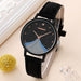 1pc Women Quartz Watch With Qpc Heart Bracelet Fashion