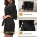 Women Ice Silk Pajamas Robes Sleepwear Nightgowns