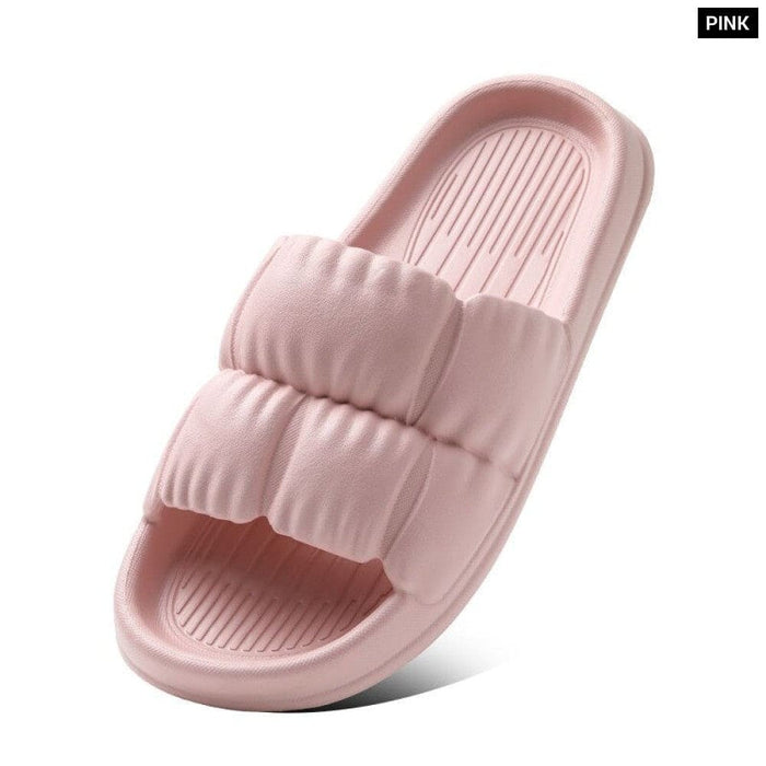 Women Soft Sole Cloud Slippers Thick Platform Indoor