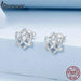 Womens 925 Sterling Silver Celtic Knot Ear Studs Earrings