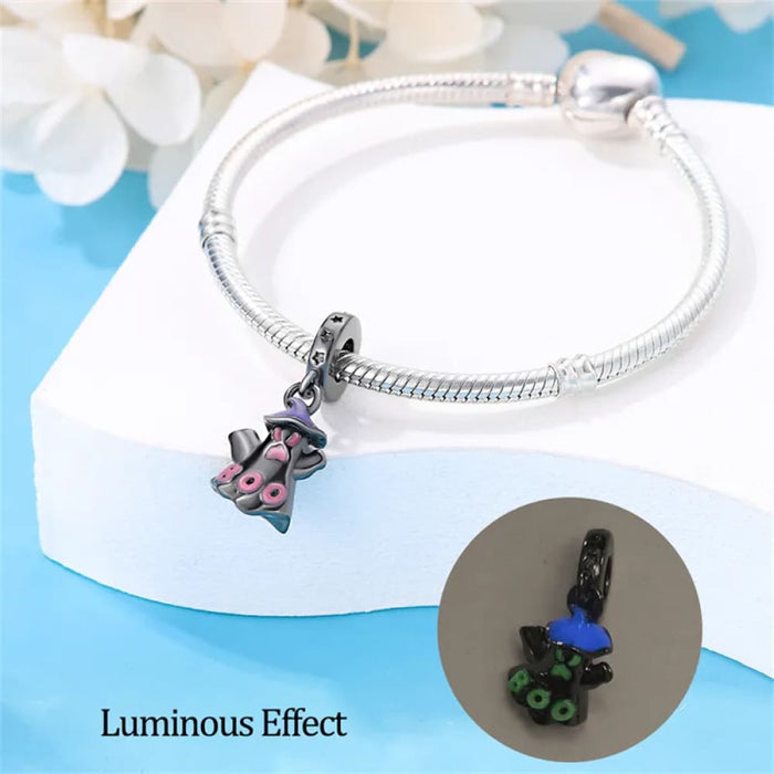 Womens 925 Sterling Silver Halloween Series Luminous