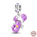 Womens 925 Sterling Silver Purple Colour Series Chameleon