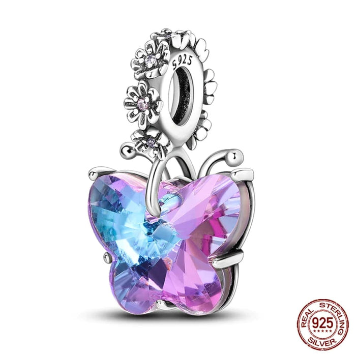 Womens 925 Sterling Silver Purple Colour Series Chameleon