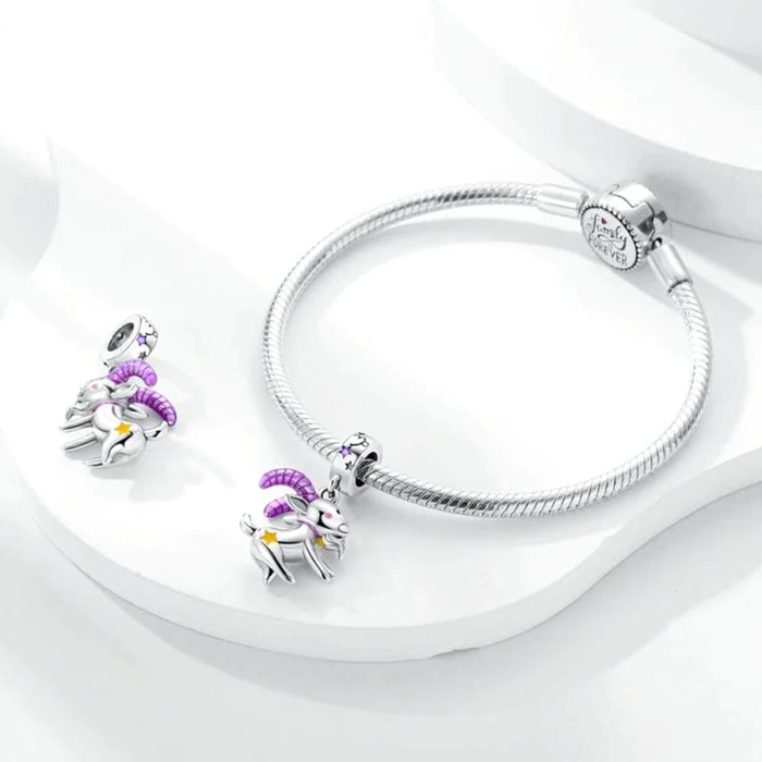 Womens 925 Sterling Silver Purple Colour Series Chameleon