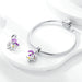 Womens 925 Sterling Silver Purple Colour Series Chameleon