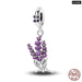 Womens 925 Sterling Silver Purple Colour Series Chameleon