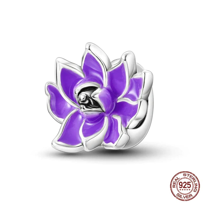 Womens 925 Sterling Silver Purple Colour Series Chameleon