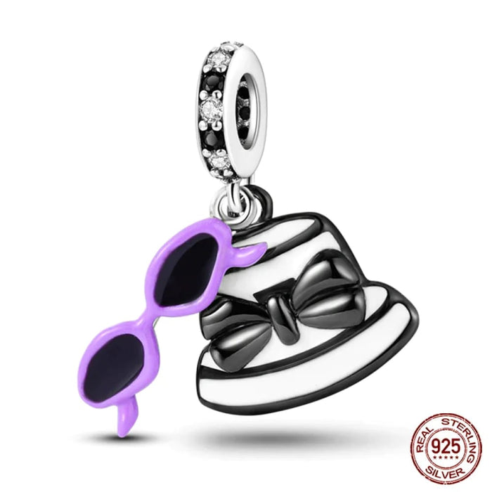 Womens 925 Sterling Silver Purple Colour Series Chameleon