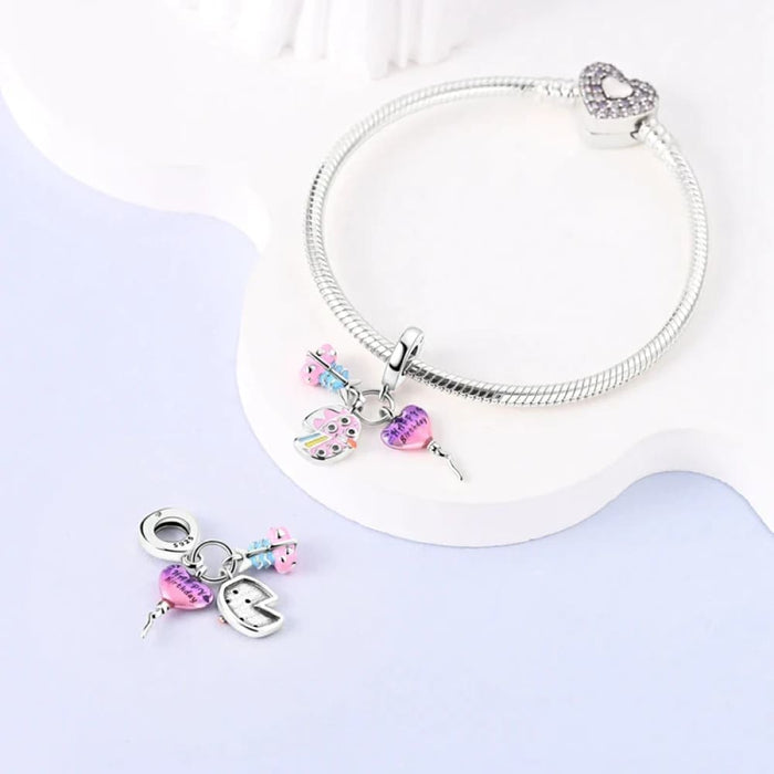 Womens 925 Sterling Silver Purple Colour Series Chameleon