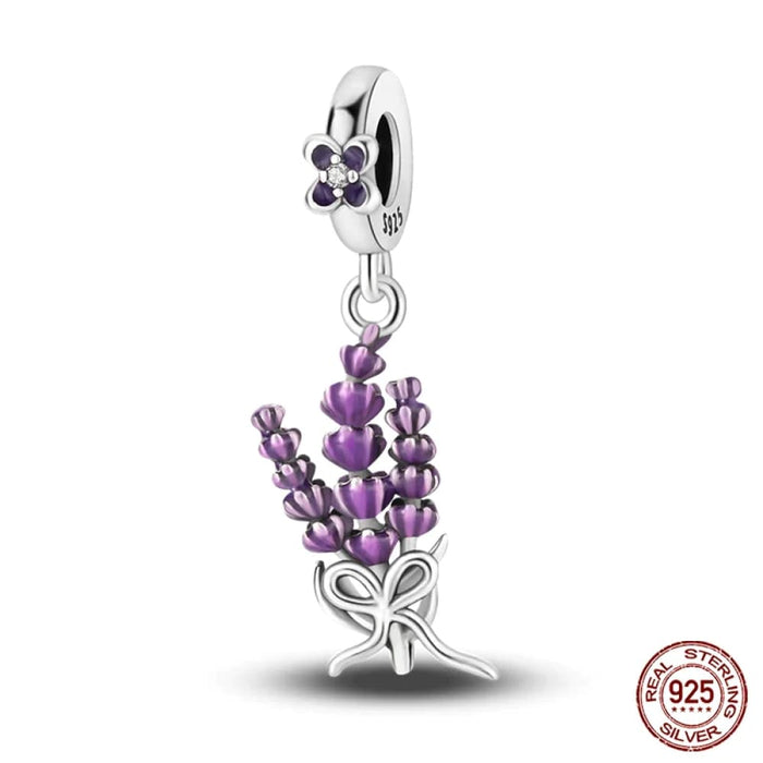 Womens 925 Sterling Silver Purple Colour Series Chameleon