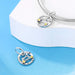 Womens 925 Sterling Silver Twelve Constellations Luminous