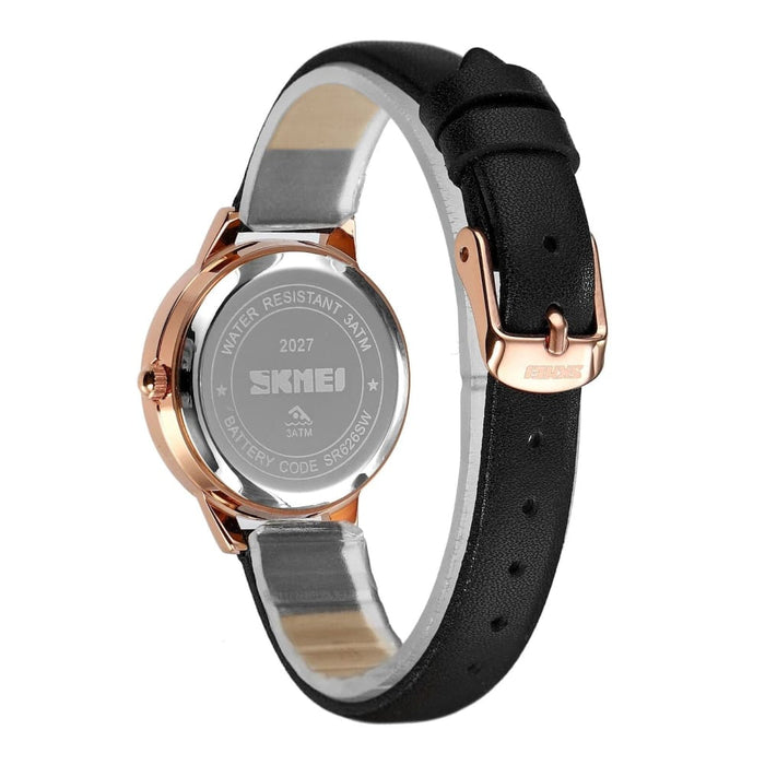 Women’s Pu Band Leather Analog Alloy Small Display Quartz