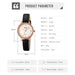 Women’s Pu Band Leather Analog Alloy Small Display Quartz