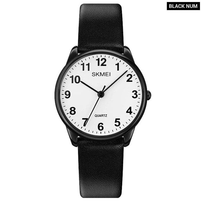 Women’s Pu Band Leather Analog Display Versatile Quartz