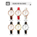 Women’s Pu Band Leather Casual Analog Display Quartz 3atm